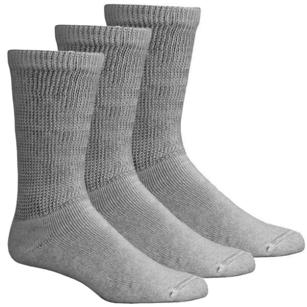 Breathable Cotton Diabetic Socks With Loose Fittings (3 Pairs) - Image 4