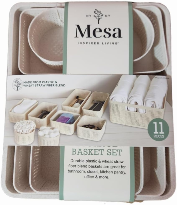 Mesa Storage Baskets, Set of 11 - Image 4