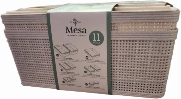 Mesa Storage Baskets, Set of 11 - Image 5