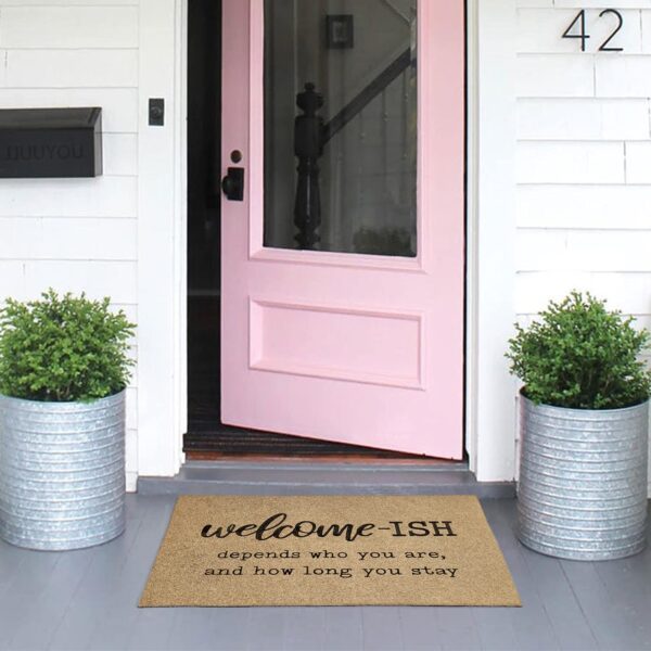 Welcome-ish Non-Slip Rubber Door Mat - Image 7