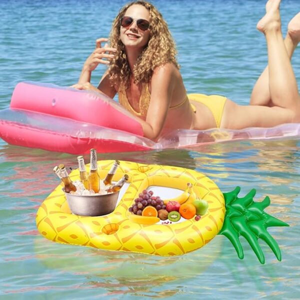 Inflatable Drink Holder - Swimming Pool Cooler Table - Image 5