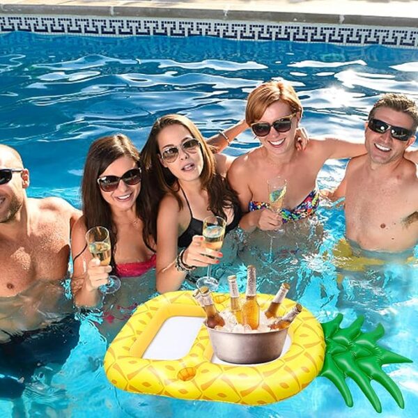 Inflatable Drink Holder - Swimming Pool Cooler Table