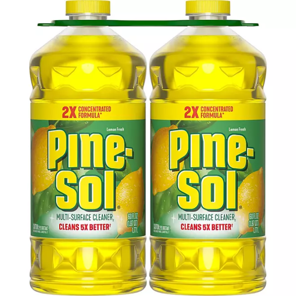 Pine-sol Multi-surface Cleaner - Lemon Scent - 2 Ct - 60Fl. Oz - Pack of 2